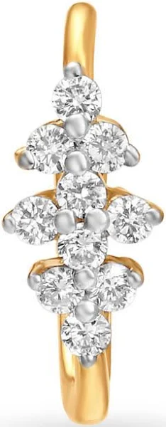 Tanishq 18 Carat Diamond Nose Ring view 2